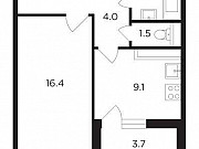 1-комнатная квартира, 40 м², 18/19 эт. Москва