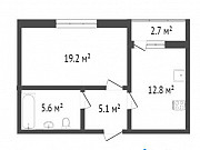 1-комнатная квартира, 44 м², 4/8 эт. Санкт-Петербург