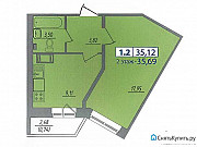 1-комнатная квартира, 36 м², 8/24 эт. Санкт-Петербург