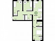 3-комнатная квартира, 81 м², 2/16 эт. Екатеринбург