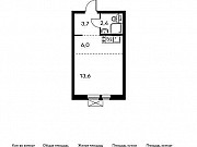 1-комнатная квартира, 25 м², 4/33 эт. Москва