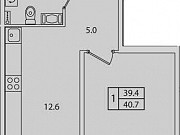 1-комнатная квартира, 40 м², 8/19 эт. Санкт-Петербург