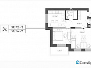 3-комнатная квартира, 58 м², 11/17 эт. Новосибирск