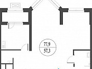 2-комнатная квартира, 78 м², 4/28 эт. Москва