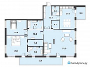 3-комнатная квартира, 180 м², 3/5 эт. Санкт-Петербург