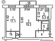 2-комнатная квартира, 45 м², 4/5 эт. Москва