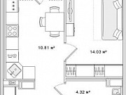 1-комнатная квартира, 37 м², 11/14 эт. Санкт-Петербург