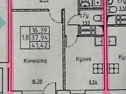 1-комнатная квартира, 42 м², 14/16 эт. Пермь