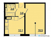 1-комнатная квартира, 35 м², 12/25 эт. Москва