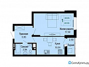 1-комнатная квартира, 40 м², 14/24 эт. Самара