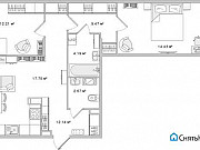 2-комнатная квартира, 72 м², 14/14 эт. Санкт-Петербург