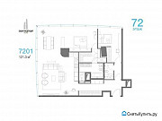 3-комнатная квартира, 121 м², 72/97 эт. Москва