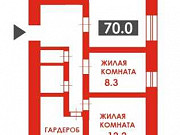 3-комнатная квартира, 76 м², 5/5 эт. Благовещенск