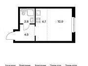 1-комнатная квартира, 25 м², 1/25 эт. Екатеринбург