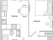 1-комнатная квартира, 43 м², 1/14 эт. Санкт-Петербург