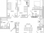 3-комнатная квартира, 97 м², 10/14 эт. Санкт-Петербург