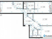 3-комнатная квартира, 90 м², 20/26 эт. Санкт-Петербург