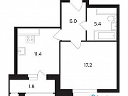 1-комнатная квартира, 41 м², 20/23 эт. Москва