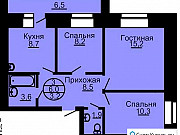3-комнатная квартира, 60 м², 9/10 эт. Благовещенск