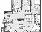 4-комнатная квартира, 158 м², 9/13 эт. Санкт-Петербург