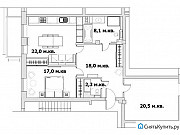 2-комнатная квартира, 88 м², 2/5 эт. Санкт-Петербург