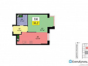 1-комнатная квартира, 35 м², 19/21 эт. Москва