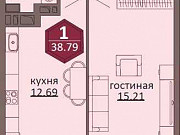 1-комнатная квартира, 38 м², 22/25 эт. Пермь