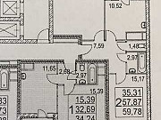 1-комнатная квартира, 34 м², 8/22 эт. Москва