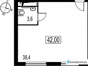 1-комнатная квартира, 42 м², 7/16 эт. Москва