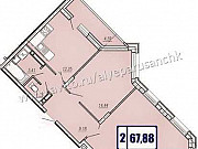 2-комнатная квартира, 67 м², 3/14 эт. Новочебоксарск