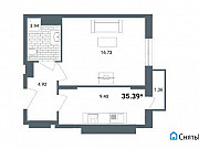 1-комнатная квартира, 36 м², 7/24 эт. Ростов-на-Дону