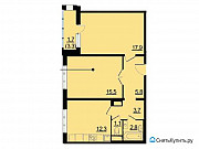 2-комнатная квартира, 60 м², 22/25 эт. Москва