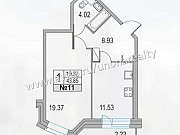 1-комнатная квартира, 44 м², 3/23 эт. Санкт-Петербург