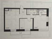 2-комнатная квартира, 71 м², 6/10 эт. Москва