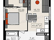 2-комнатная квартира, 41 м², 10/18 эт. Барнаул