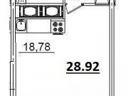Студия, 28 м², 12/17 эт. Санкт-Петербург