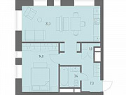 2-комнатная квартира, 49 м², 8/19 эт. Москва