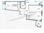 3-комнатная квартира, 86 м², 5/21 эт. Санкт-Петербург