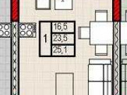 1-комнатная квартира, 25 м², 6/23 эт. Долгопрудный