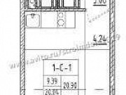 Студия, 20 м², 13/19 эт. Санкт-Петербург