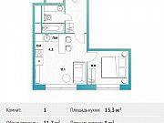 1-комнатная квартира, 31 м², 12/13 эт. Москва