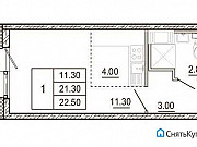 Студия, 22 м², 5/25 эт. Санкт-Петербург