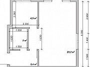 1-комнатная квартира, 32 м², 3/4 эт. Челябинск