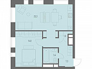 2-комнатная квартира, 49 м², 5/19 эт. Москва