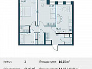 2-комнатная квартира, 67 м², 2/29 эт. Москва