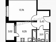 1-комнатная квартира, 31 м², 7/17 эт. Москва