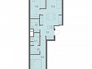 2-комнатная квартира, 63 м², 19/19 эт. Москва