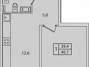 1-комнатная квартира, 40 м², 3/16 эт. Санкт-Петербург