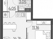 1-комнатная квартира, 33 м², 8/12 эт. Санкт-Петербург