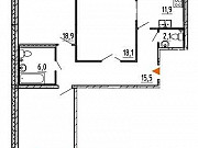 3-комнатная квартира, 96 м², 9/18 эт. Санкт-Петербург